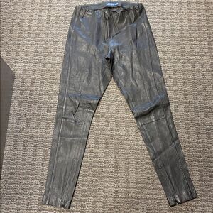 Ralph Lauren Black  Leather Pants